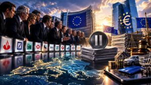 11 grandes bancos europeos presionan a Bruselas y al BCE.