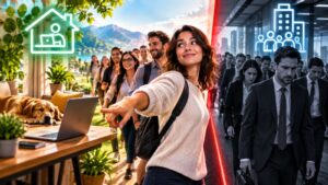 39% de quienes teletrabajan buscaría otro empleo si su empresa impone presencialidad.