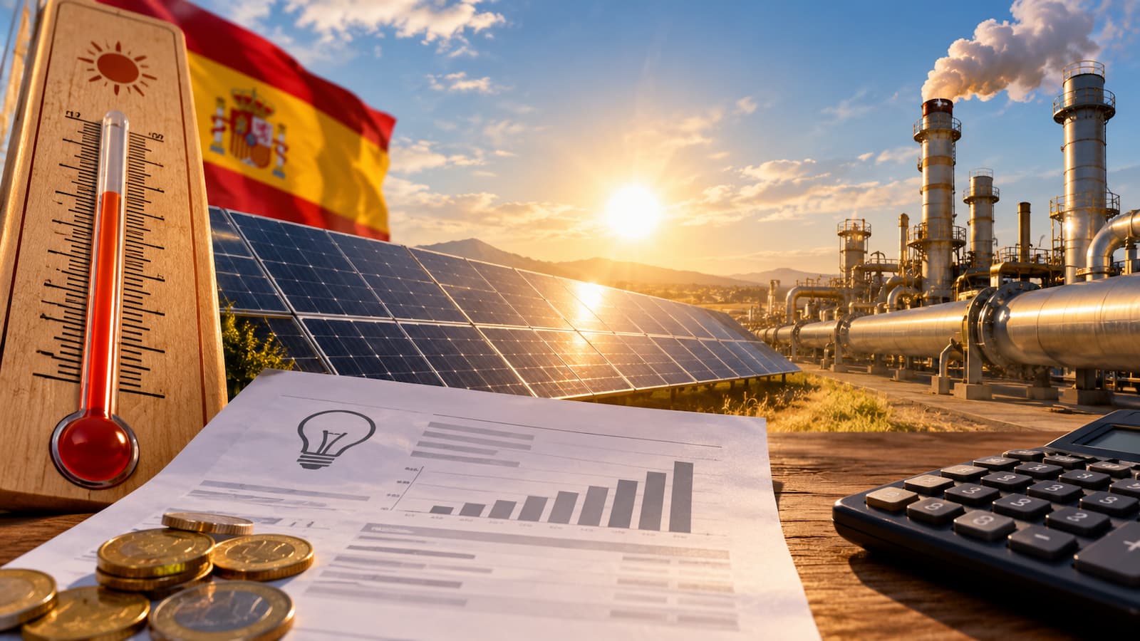 Agosto cerró con un 3,7% más de demanda eléctrica bruta en España.