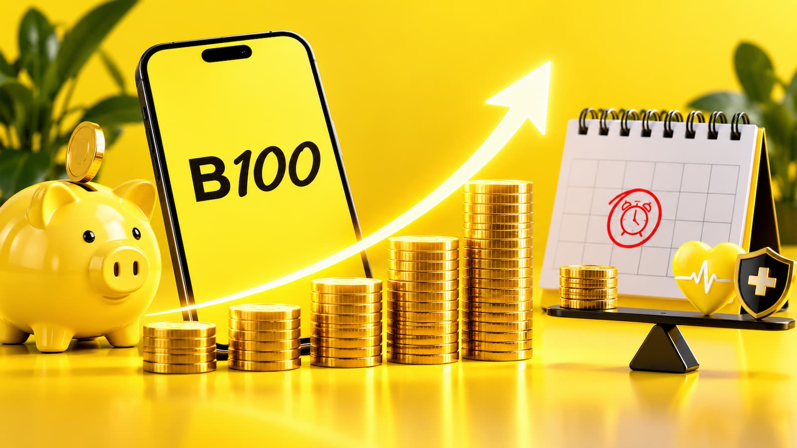 B100 sube la remuneración de sus cuentas Save y Health.