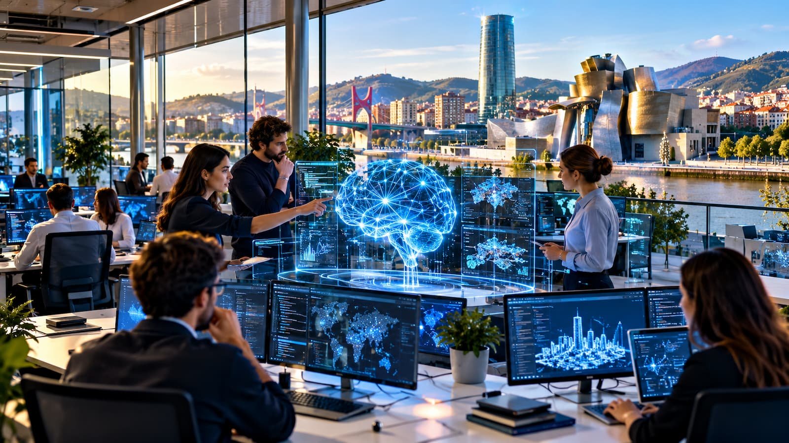 BBVA ha puesto en marcha el ‘BBVA Bilbao AI Transformation Hub’.