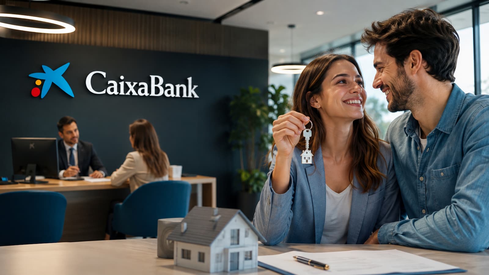 CaixaBank es el banco español que más cuota gana en hipotecas y préstamos.