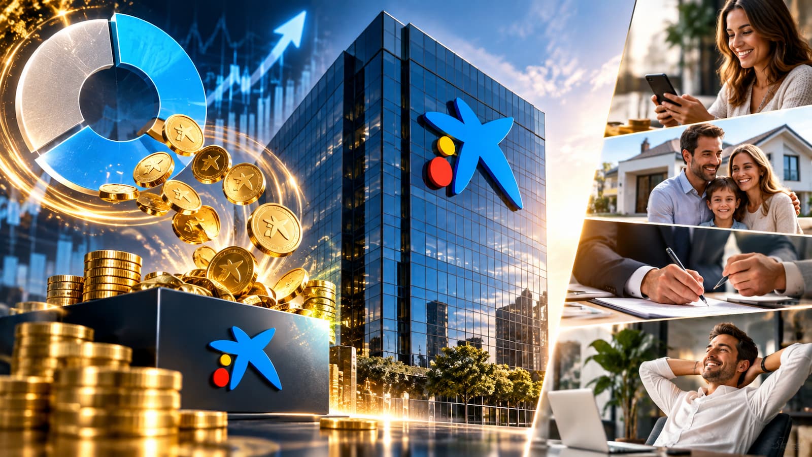 CaixaBank ya ejectutó el 58,37% de su programa de recompra de acciones.