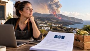 El BOE amplía el acceso al cese extraordinario para autónomos de La Palma.