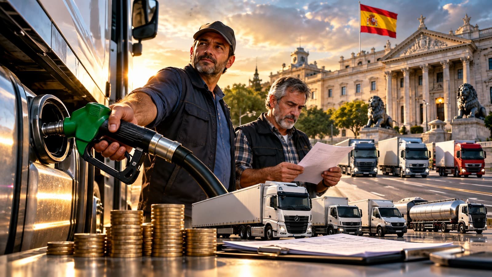 Gobierno prorroga al 31 de diciembre las ayudas al gasóleo para transporte.