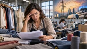La escalada energética amenaza al sector textil en España.