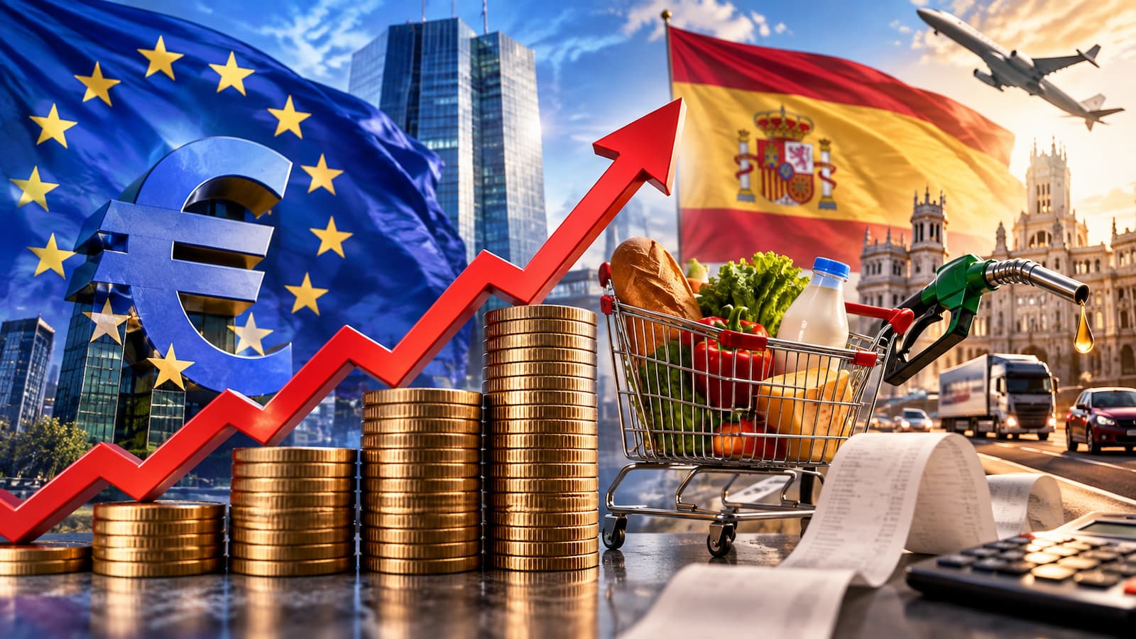 La inflación de la eurozona sube al 3 2% y España escala al 4 6%.
