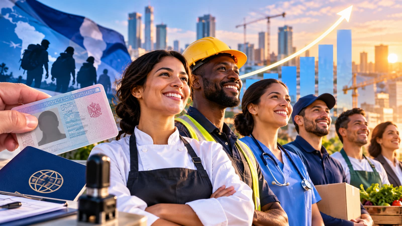 La regularización de inmigrantes podría duplicar la creación de empleo neta.