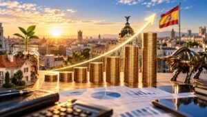 Los activos financieros de los hogares españoles suben un 9 6%.