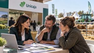 Unicaja asesorará en Salamaq 2026 a agricultores y ganaderos.