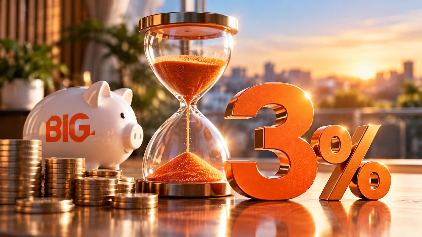 Banco BiG estrena un depósito a tres meses al 3% TAE y mueve buena parte de su oferta.