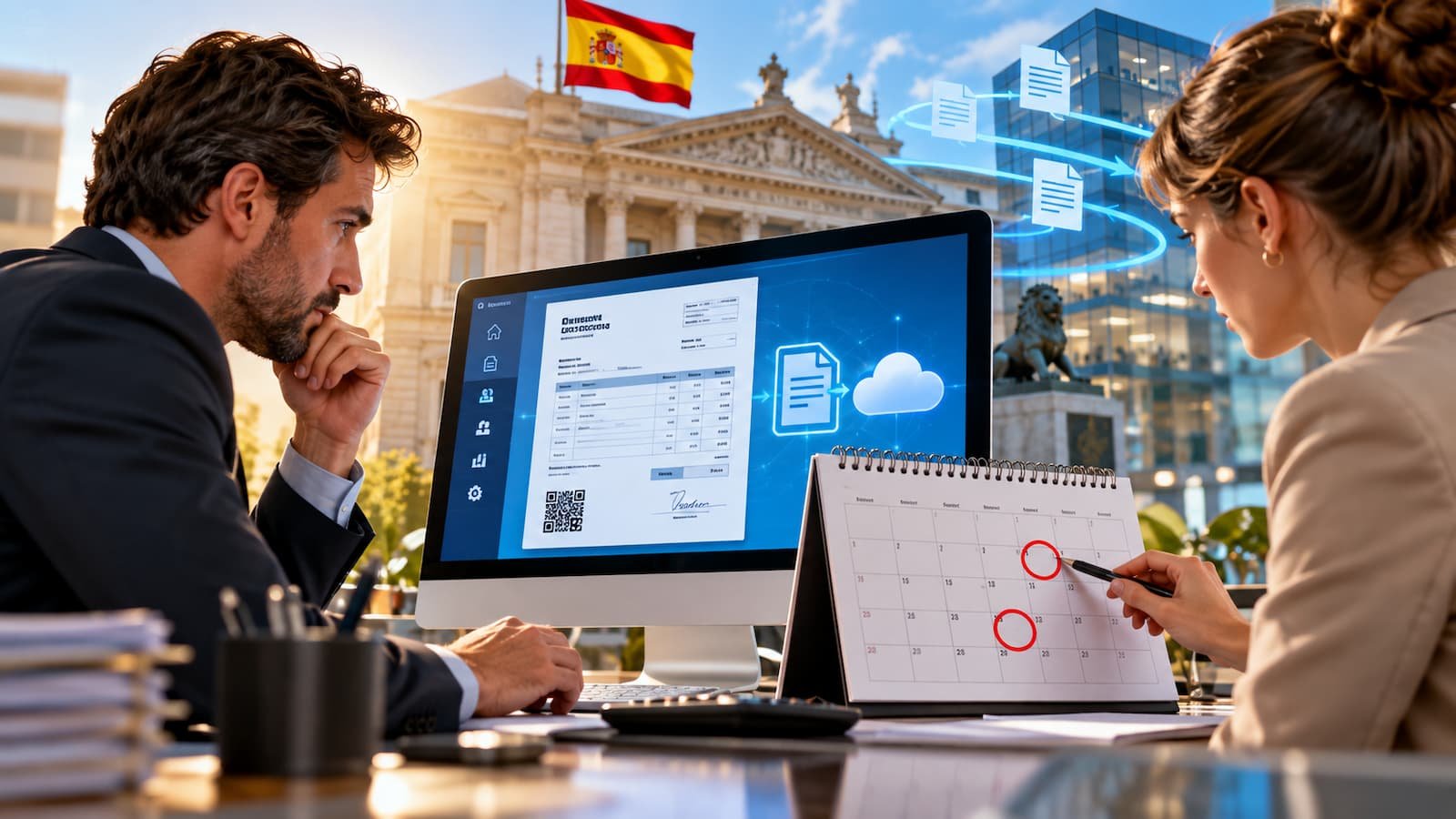 El BOE ha activado el calendario efectivo de la factura electrónica obligatoria.