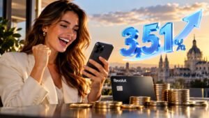 Revolut ha activado una promoción del 3,51% TAE para clientes existentes.