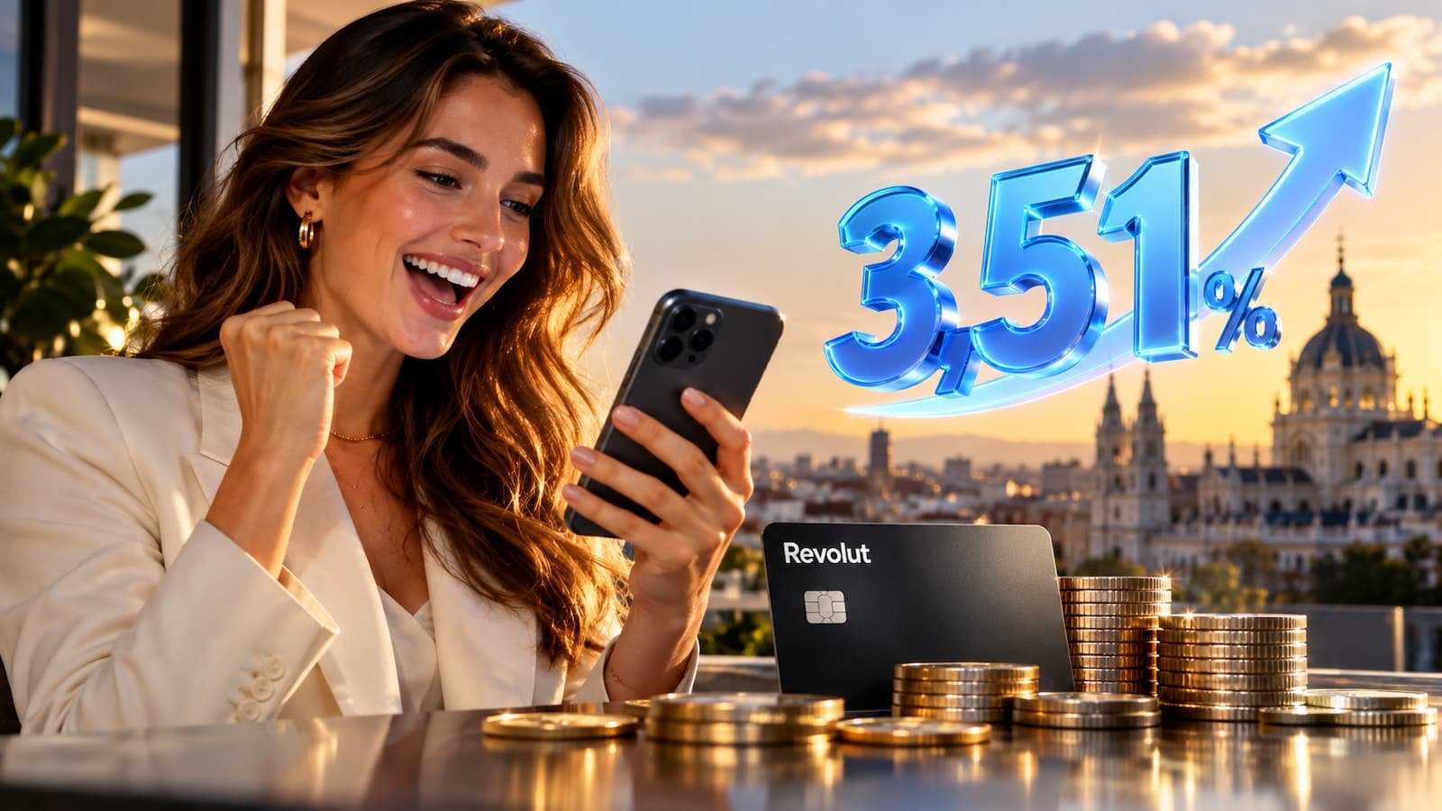 Revolut ha activado una promoción del 3,51% TAE para clientes existentes.