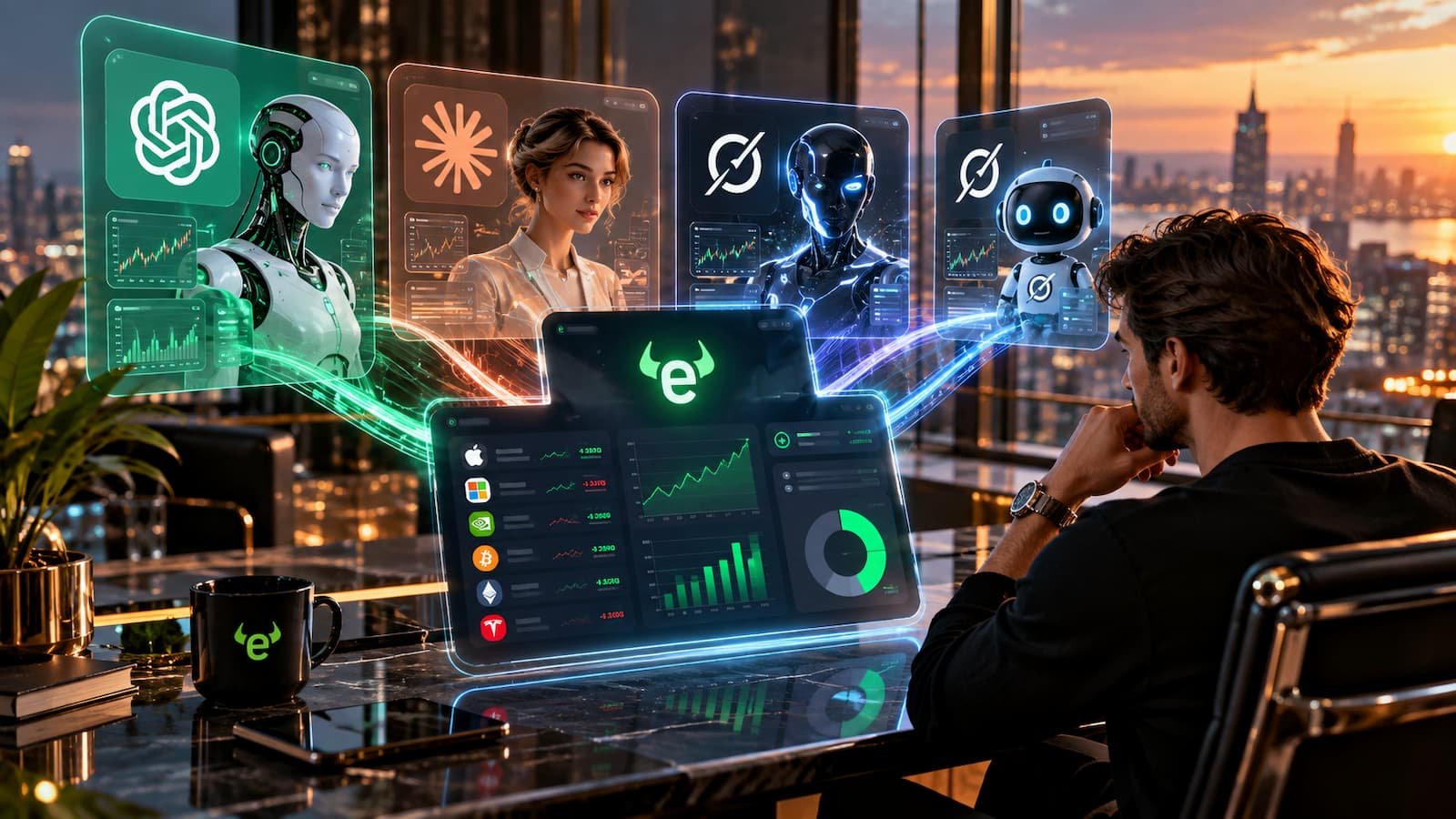 eToro ha lanzado conectores para ChatGPT Claude Grok y Grok Bot.